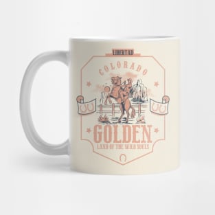 Golden Colorado wild west town Mug